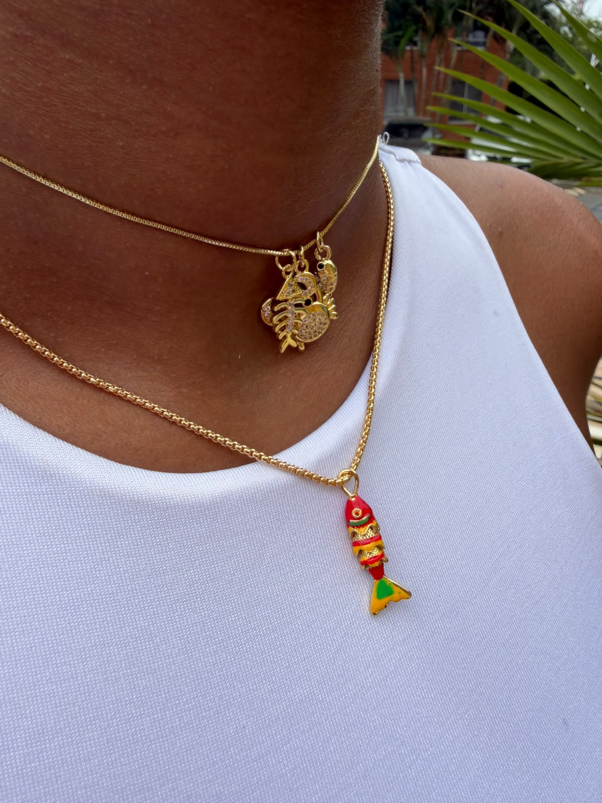 Cadena Dije Pez Pequeño